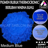 MEDIUM BLUE THERMOCROMIC POWDERpigmen CHANGE COLOR TEMPERATURE 28 DEGREES AND BELOW 2GR