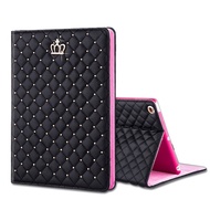 Mini 1 Mini 2 Mini 3 Case Luxury Stand Crown Style Leather Smart Cover Case For iPad 2/iPad 3/iPad 4