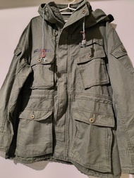 全新 男款Bad Kids惡童 純棉帥氣 連帽軍裝外套