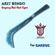 Arit Besar Bendo Belah Bambu Gagang Besi - Ndorit Arit Panjang Khas Jawa Super Tajam