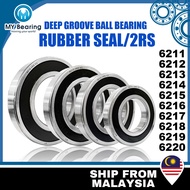 Deep Groove Ball Bearing 6211 6212 6213 6214 6215 6216 6217 6218 6219 6220 Rubber Seals Bearing