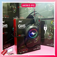 Gaming Headset GNet GH5 headphones with Genuine Mic 7 1 usb jack - AKIKO PC