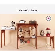 [SeoulLife] Extension side shelf for Fordable Wooden camping Shelf & Wire basket
