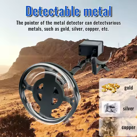 TC-200 Metal Detector Underground Gold Detector Outdoor Gold Digger Length Adjustable Treasure Hunte