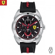 (100% Original) Scuderia Ferrari Men's 0830546 Forza Watch (Black & Silver)