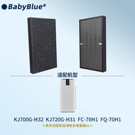 Suitable for Midea Air Purifier KJ700G-H32 720G-H31 Filter Filter FC-70H1 Activated Carbon Filter