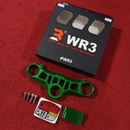 HIJAU Triangle Handlebar Tripleclamp Triple Clamp WR3 Ninja 150 RR 150RR Green Green