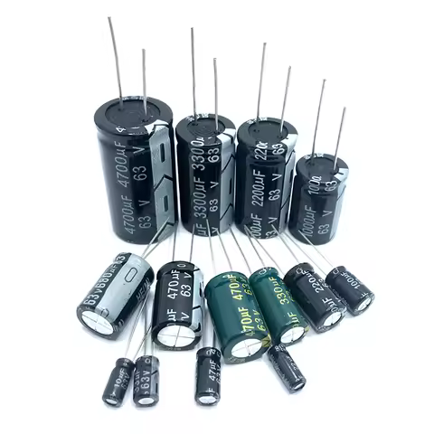 63v10UF 5x11mm Aluminum Electrolytic Capacitors 10uf63v 63v10mf 10mf63v 63v 10uf 63wv 63vdc 10MFD 22