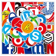 Die-Cut Stickers Sticker TESLA 711 google Famous logo DIY Waterproof Reusable Car Back Skirt Mobile 