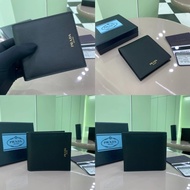 Men Calfskin Black Wallet 250429Ss2588