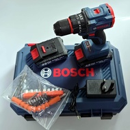 Bosh Original Cordless Hand Drill Set Hammer Impact Drill 2 Battery Electric Screwdriver Battery Ele