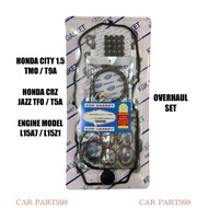 JAPAN KGK HONDA CITY TMO / T9A / JAZZ TFO / T5A L15A7 / L15Z1 OVERHAUL SET & TOP SET