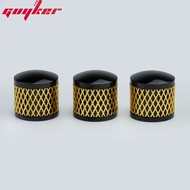 GUYKER 3PCS High Control Knob Grade Electric Guitar Bass Knobs