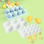 HSV Grade Silicone 3D Mangos Shape Cake Molds Perfect For Making Dessert Mousse Jellies And Ice Crea