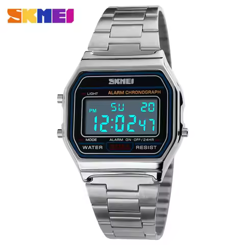 New Business Men Retro watch waterproof electronic watch fashion personality's watch thin strip relo