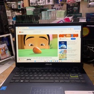 LAPTOP Second ASUS E410M , RAM 4, INTEL Celeron N4020, DDR4 4GB, 512GB SSD, UHD 14'' , 100% OK Semua