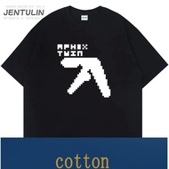 Unisex Fashion Letter Aphex Twin PrinT shirt