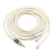 16 Cores UPOCC 2.5mm 4.4mm 99% Silver Plated Earphone Cable For Sennheiser IE300 ie600 IE900