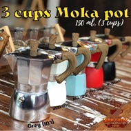 หม้อต้มกาแฟ MOKA POT ขนาด 3 cups (150ml.)