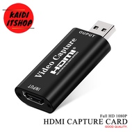 HDMi Video Capture Card USB 2.0 แคปเจอร์การ์ด รองรับภาพ Full HD 1080P