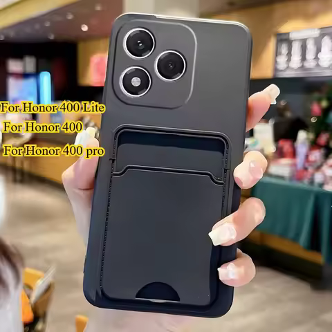 For Honor 400 Lite Card Slot Wallet Holder Cover for Honor 400 Pro Honor400 Cover for Honor 300 200 