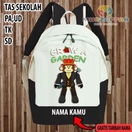 Grow children's backpack gardena, kindergarten, elementary school children's school bag, grow garden