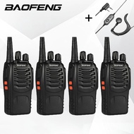 4 PCS BaoFeng Type-C Two-Way Radio 5W 16CH 1500mAh Walkie Talkie