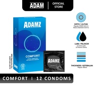 Adam Condom Adamz Comfort Condom kondom Adam 12s/24s/36s extra lubricant condom for men Adam kondom 