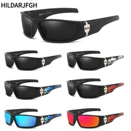 HILDARJFGH Hip-Hop Shades,  Coast Biker Gangster Style Polarized Sunglasses, Vintage Driving Riding 