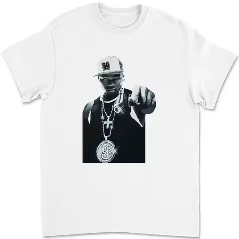 50 Cent W Gun Promo Rap Hip Hop G Unit 2000S Pistol T-shirt 0ASY