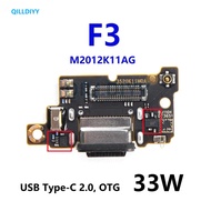 1pcs USB Charging 33W Port Dock Jack Connector Charge Type-C 2.0 Board Flex Cable With Mic Microphon