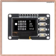 [Q B T C] 0.96 Inch OLED Display Module with 4-Key Menu Control   128x64 Resolution 3.3V Screen Boar