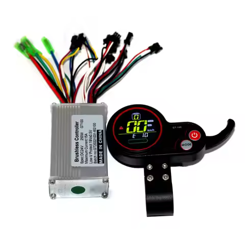 GREENTIME 24V/36V/48V 250/350W BLDC Electric scooter controller E-bike brushless speed driver and LH