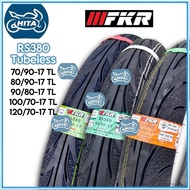 FKR TUBELESS TAYAR RS380 70/90-17 80/90-17 90/80-17 110/70-17 120/70-17
