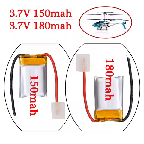 3.7V 150mAh / 180mah 20C Lipo Battery For Syma S107, S107G, S107-19, Skytech M3 m3 Airplane Helicopt