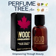 DSQUARED2 Wood Homme EDT Travel Mini Dabber 5ML Men Perfume Fresh Woody Perfume Original Perfume Lon