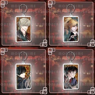 (SQUARE) Double-sided mica keychain PRINTED WITH MANHWA BOYLOVE BOMTOON 2025 Season's Greetings prin