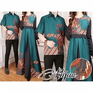 couple ramayana hijau xl Baju pasangan batik pesta mewah kar at