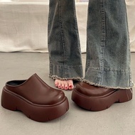 JA1 Super Hot Thick-Soled Heightening Slippers Women 2024 Spring Autumn Outer Wear Super High-Heeled