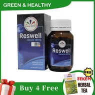 Reswell Capsule (60 Capsules) - KSM-66 Organic Ashwagandha Extract &amp; Lemon Balm Extract - Relief Stress &amp; Anxiety