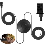 Feekoon 29v 6w Class 2 LED Christmas Tree Replacement Plug, 9.8ft Power Cord Extension Supply with O