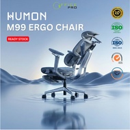 HUMON M99 Ergonomic Chair Gaming | Full Lumbar Coverage With Zero Gap | 10 Years Official Warranty