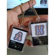 GANTUNGAN INITIAL KEYCHAIN KEYCHAIN LETTER KEYCHAIN