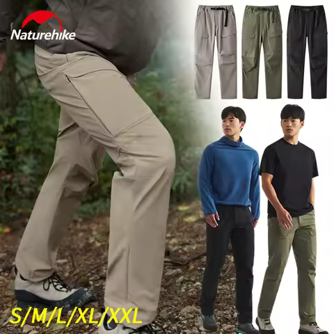 Naturehike Men's CORDURA Hiking Pants Soft Shell Pants Spring Summer for Outdoor Sports Waterproof T