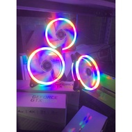 Radiator Fan - RGB Led Fan electric vehicle temperature cooling Fan