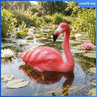 [RazecaMY] Buoyant Flamingo Decorative Buoyant Flamingo Statue Waterproof Pond Ornament for Landscap