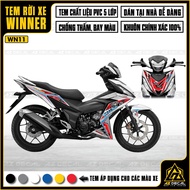 Honda Winner 150 Dunlop Model Removable Stamp | 2WN11 | Winner V1 Motorcycle Decal Waterproof, Anti-