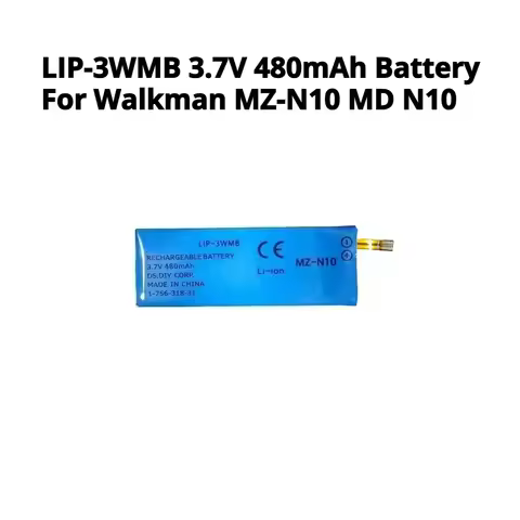 LIP-3WMB 3.7V 480mAh Battery For Sony Walkman MZ-N10 MD N10 Batteries