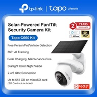 TP-Link Tapo C660 KIT | C630 KIT | C610 KIT | 4K 8MP Solar-Powered Pan/Tilt Security Camera CCTV