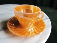 【老時光 OLD-TIME】早期二手美國製Fire king咖啡杯組(瑕疵)